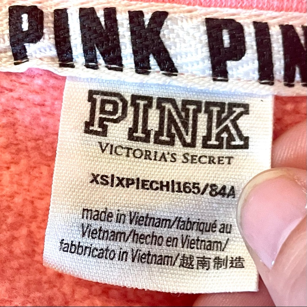 Victoria’s Secret VS PINK Pink Ombre Logo Pullover - Picture 7 of 9